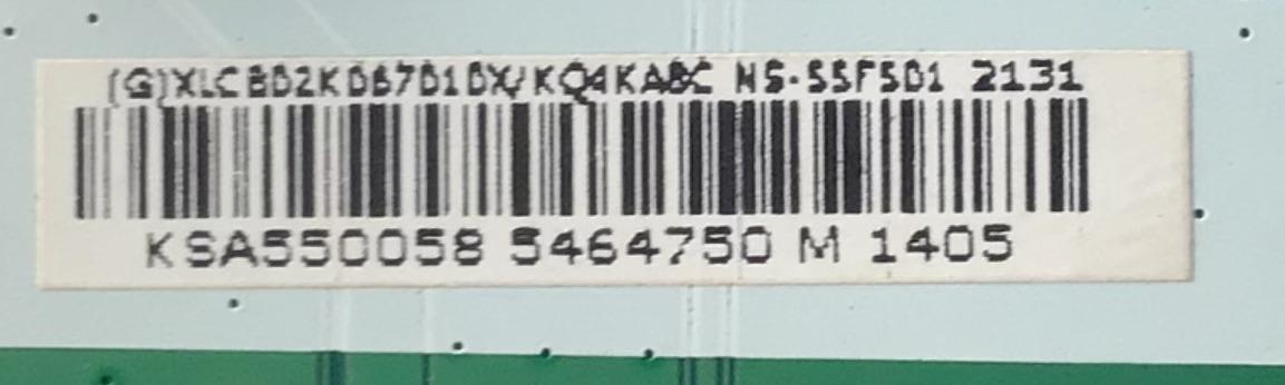 MAIN PARA SMART TV INSIGNIA 4K RESOLUCION (3840 x 2160) / NUMERO DE PARTE XLCB02K067 / 715GC034-M0C-B00-005Y / (G)XLCB02K067 / KSA550058 / PANEL TPT550WR-QVN10.U / DISPLAY T550QVN10.0 / MODELO NS-55F501NA22 - Imagen 2